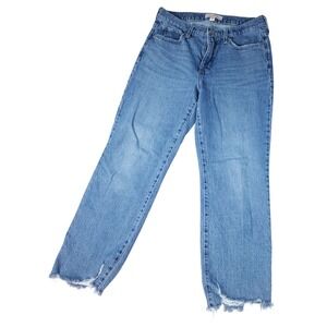 LUCKY BRAND Jeans Women's Size 8/29 Mid Rise Straight Distressed Denim